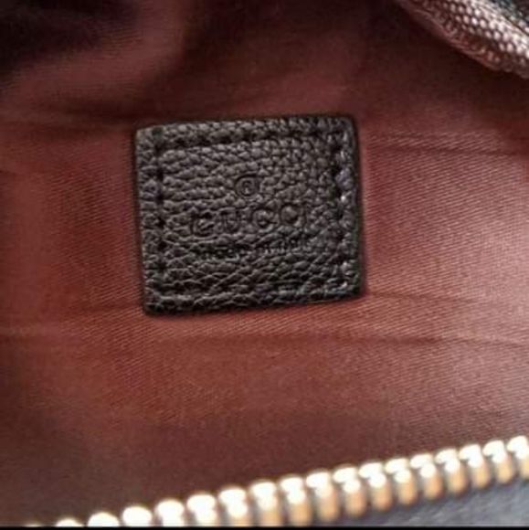 Gucci Coco Capitan Logo Black Crossbody VintageBag - Picture 4 of 6